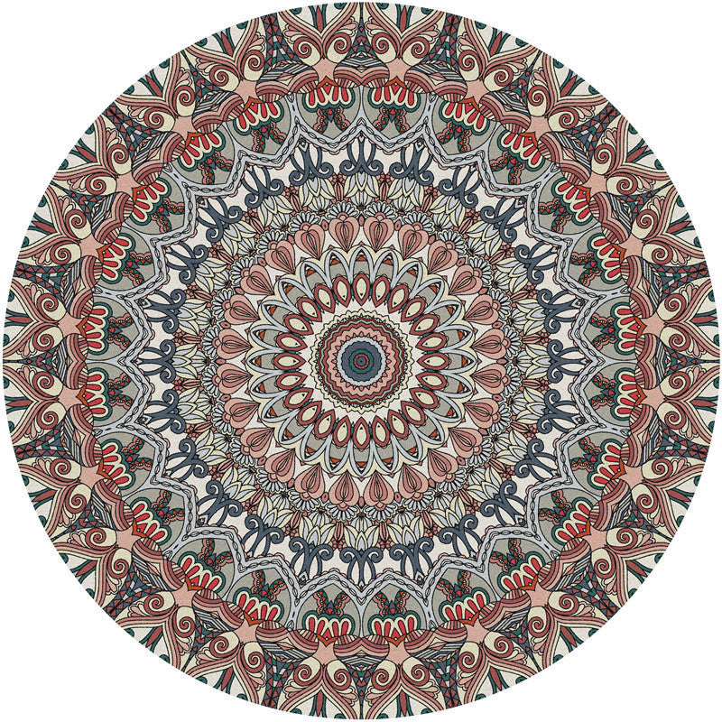 Tapis traditionnel Glam de couleur foncée