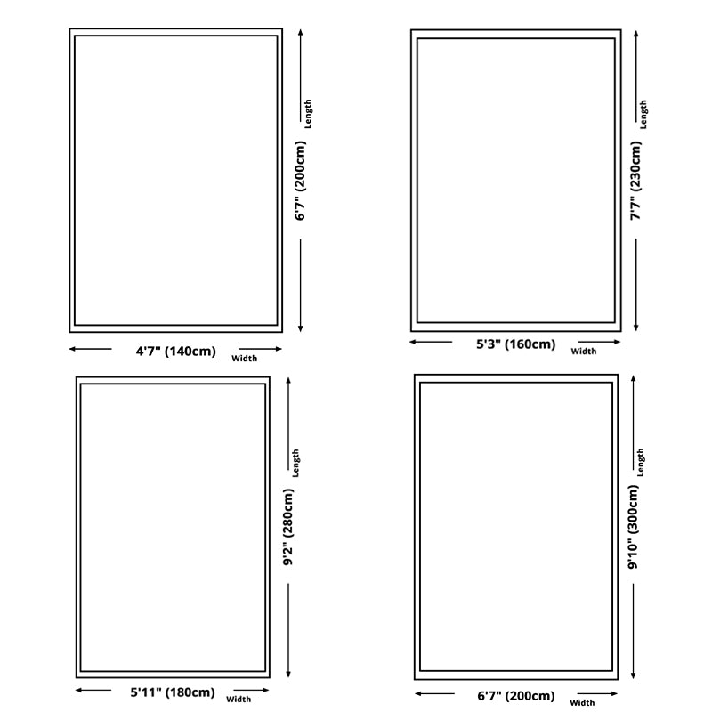 Blue Tone Modern Indoor Rug Polyester Expressionism Print Carpet Easy Care Rug for Home Decoration