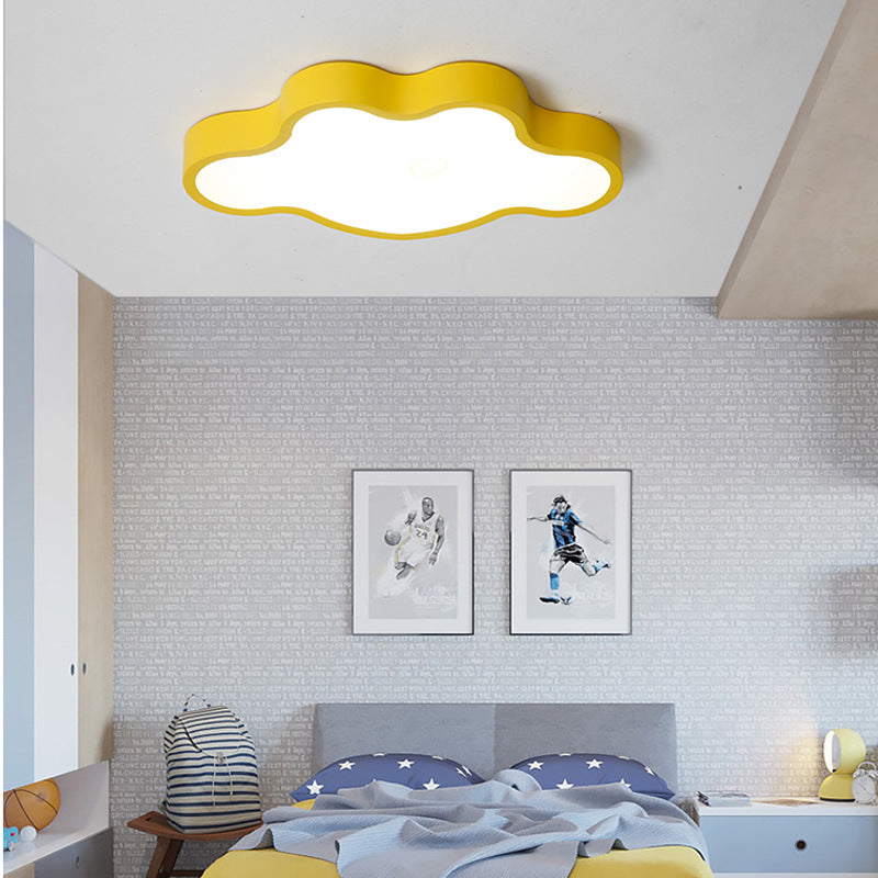 Cloud Flush Mount Light Fixtures 1 Light Acrylic Contemporary Ceiling Lights Flush Mount