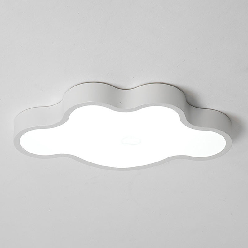 Cloud Flush Mount Light Fixtures 1 Light Acrylic Contemporary Ceiling Lights Flush Mount