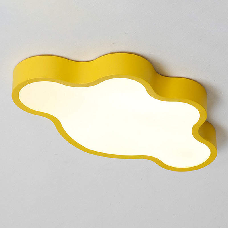 Cloud Flush Mount Light Fixtures 1 Light Acrylic Contemporary Ceiling Lights Flush Mount