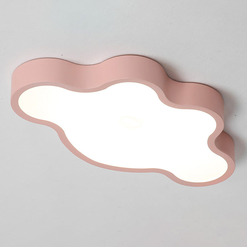 Cloud Flush Mount Light Fixtures 1 Light Acrylic Contemporary Ceiling Lights Flush Mount