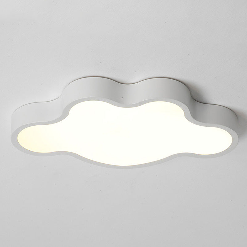 Cloud Flush Mount Light Fixtures 1 Light Acrylic Contemporary Ceiling Lights Flush Mount
