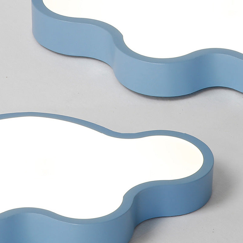 Cloud Flush Mount Light Fixtures 1 Light Acrylic Contemporary Ceiling Lights Flush Mount