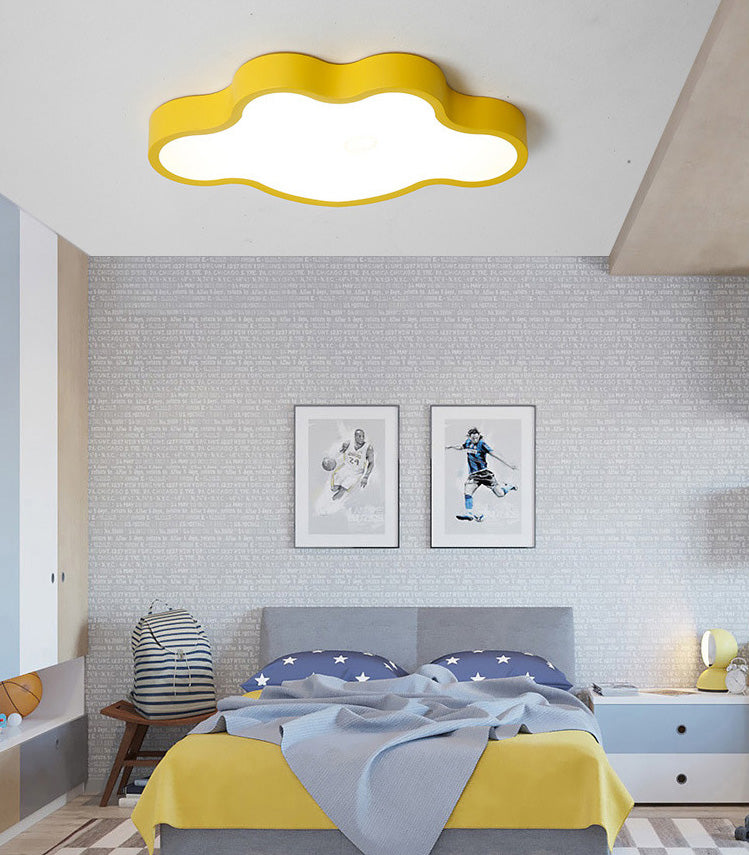 Cloud Flush Mount Light Fixtures 1 Light Acrylic Contemporary Ceiling Lights Flush Mount