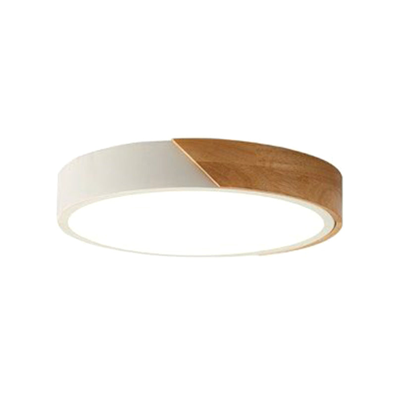 Round Flushmount Lights Modern Simplicity Acrylic Ceiling Mounted Fixture for Bedroom