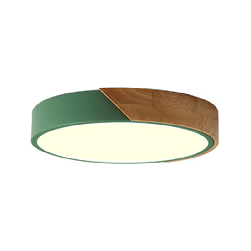 Round Flushmount Lights Modern Simplicity Acrylic Ceiling Mounted Fixture for Bedroom