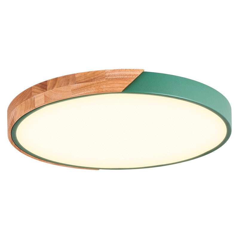 Round Flushmount Lights Modern Simplicity Acrylic Ceiling Mounted Fixture for Bedroom