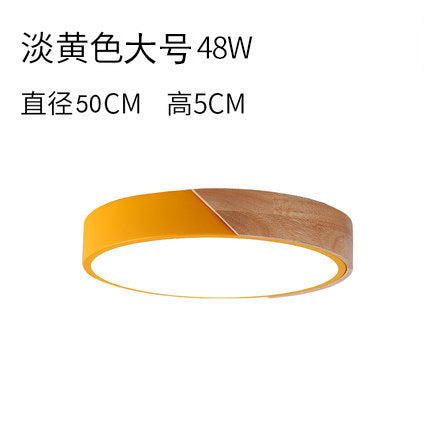 Round Flushmount Lights Modern Simplicity Acrylic Ceiling Mounted Fixture for Bedroom