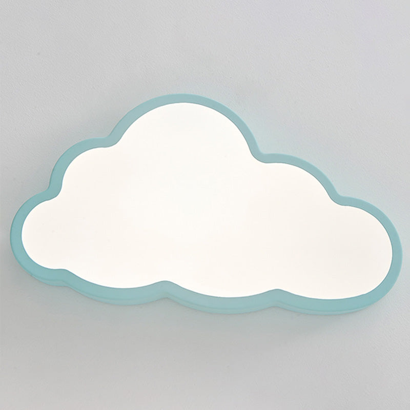 Cloud Flush Mount Light Fixtures Kids Acrylic Ceiling Light Fixtures for Bedroom