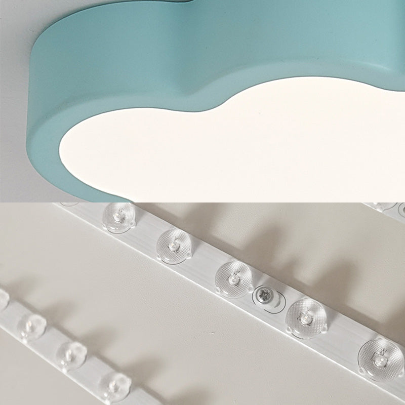 Cloud Flush Mount Light Fixtures Kids Acrylic Ceiling Light Fixtures for Bedroom
