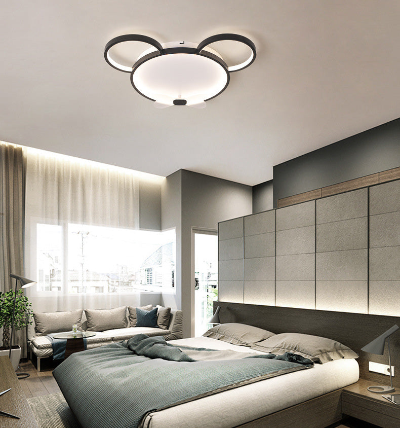 Mouse Flush Mount Ceiling Light Kids Acrylic Ceiling Flush Mount for Children Bedroom