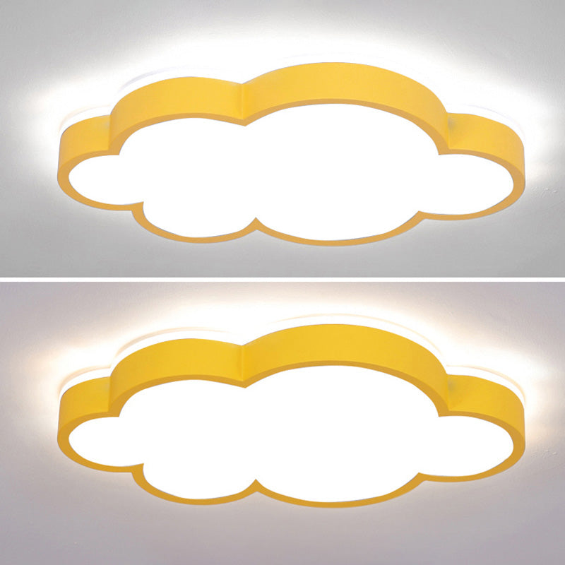 LED-slaapkamer inbouwplafondlamp Scandinavische stijl inbouwplafondlamp met wolkenacrylscherm