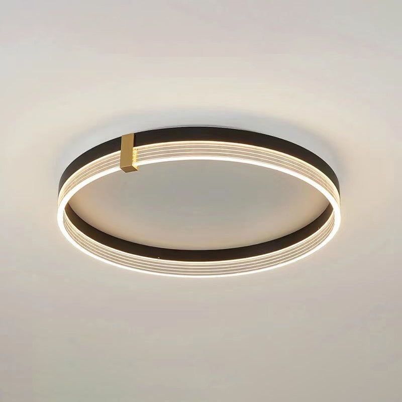 Geometric LED Flush Mount Ceiling Light Modern Simplicity Acrylic Ceiling Mount Chandelier for Bedroom