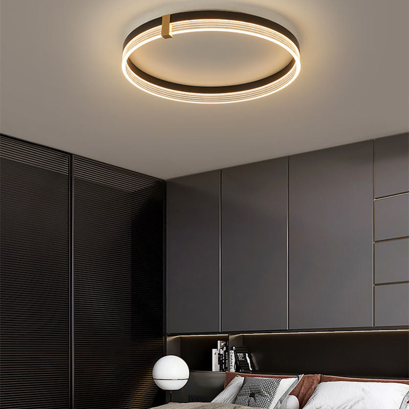 Geometric LED Flush Mount Ceiling Light Modern Simplicity Acrylic Ceiling Mount Chandelier for Bedroom