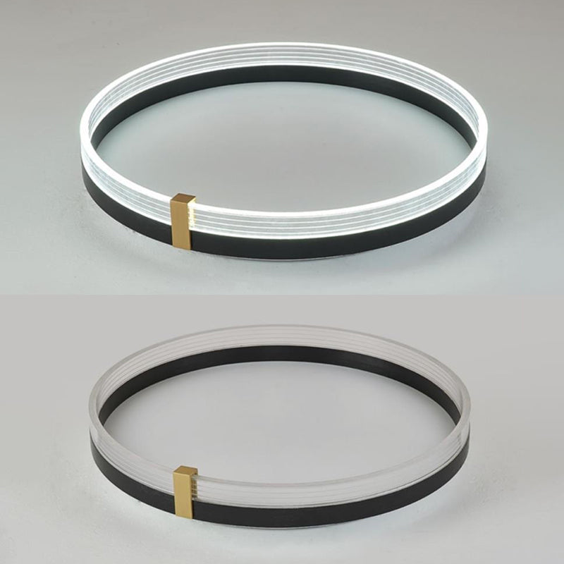 Geometric LED Flush Mount Ceiling Light Modern Simplicity Acrylic Ceiling Mount Chandelier for Bedroom
