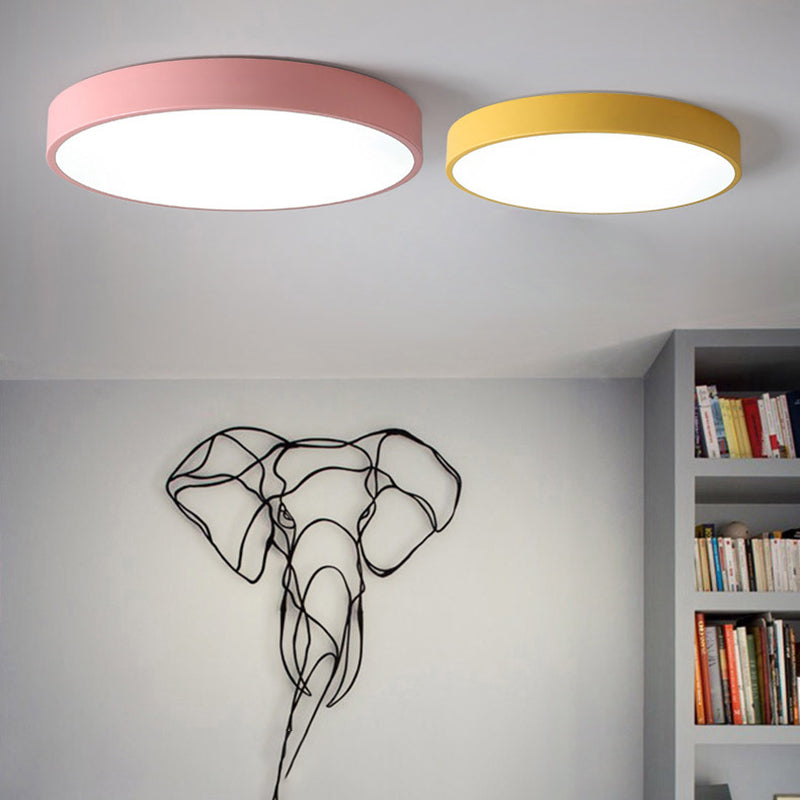 LED-inbouwlamp in Scandinavische stijl, cirkelvormige inbouwverlichting met acrylkap