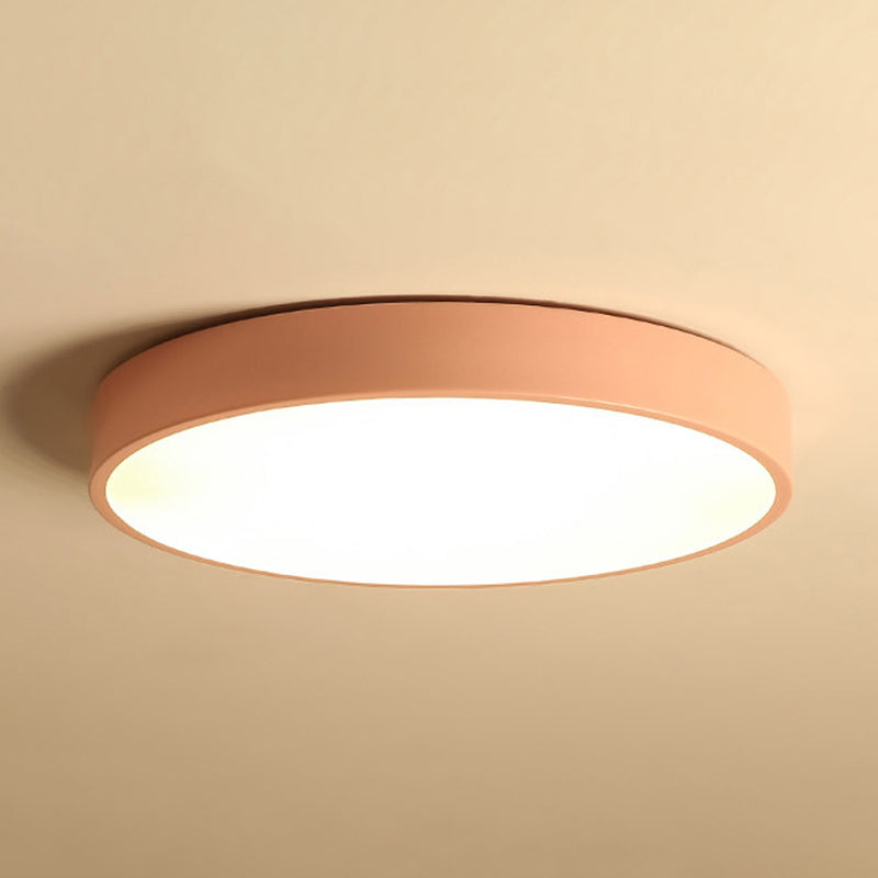 LED-inbouwlamp in Scandinavische stijl, cirkelvormige inbouwverlichting met acrylkap