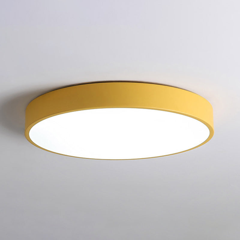 LED-inbouwlamp in Scandinavische stijl, cirkelvormige inbouwverlichting met acrylkap