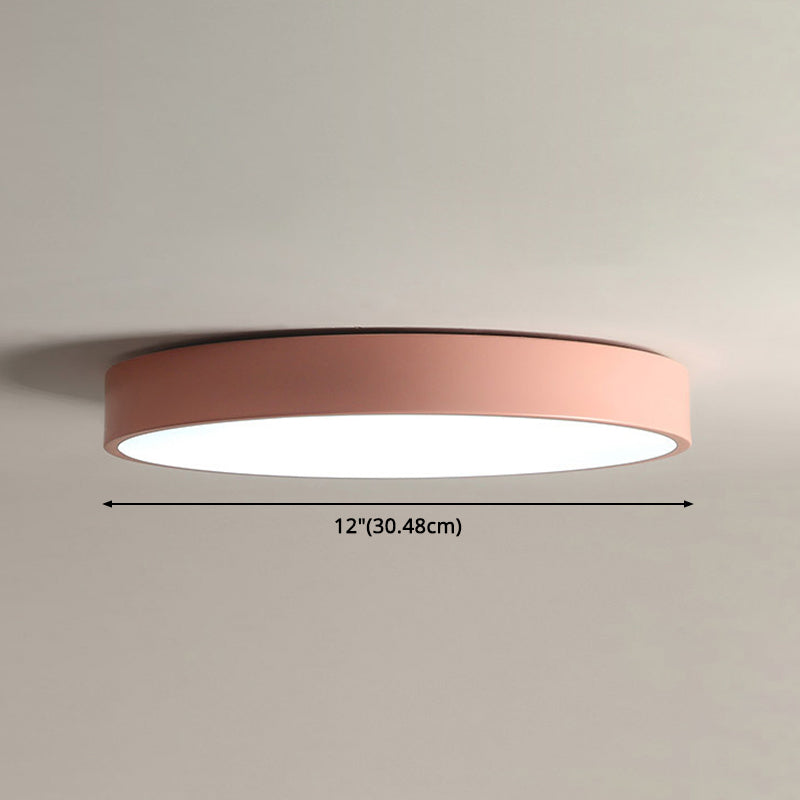 LED-inbouwlamp in Scandinavische stijl, cirkelvormige inbouwverlichting met acrylkap