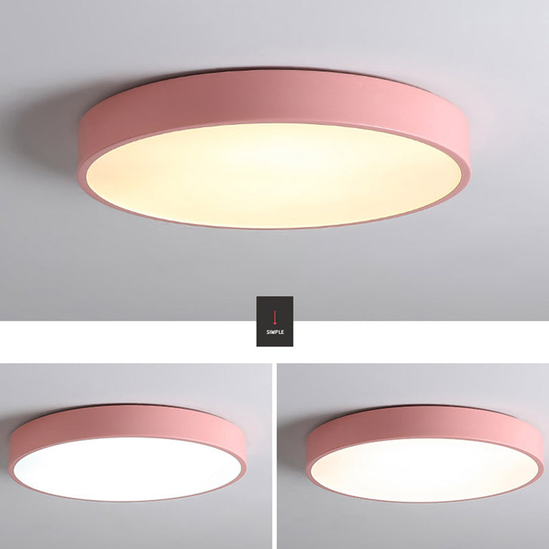 LED-inbouwlamp in Scandinavische stijl, cirkelvormige inbouwverlichting met acrylkap