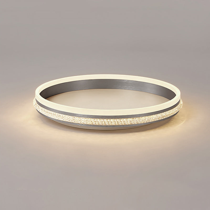 Circle Flush Light Fixtures 1 Light Acrylic Modern Simplicity Flush Mount Ceiling Light Fixture