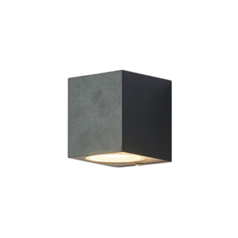 Modern Minimalist Style Cylinder Up and Down LED Wall Sconce Metal Wall Mounted Lamps