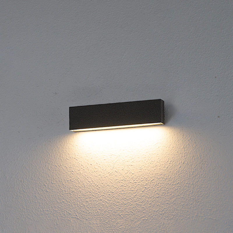 Modern Minimalist Style Linear Up and Down LED Wall Sconce Metal Wall Mounted Lamps