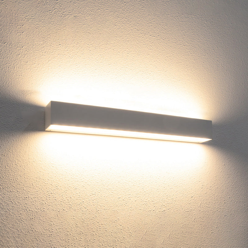 Modern Minimalist Style Linear Up and Down LED Wall Sconce Metal Wall Mounted Lamps