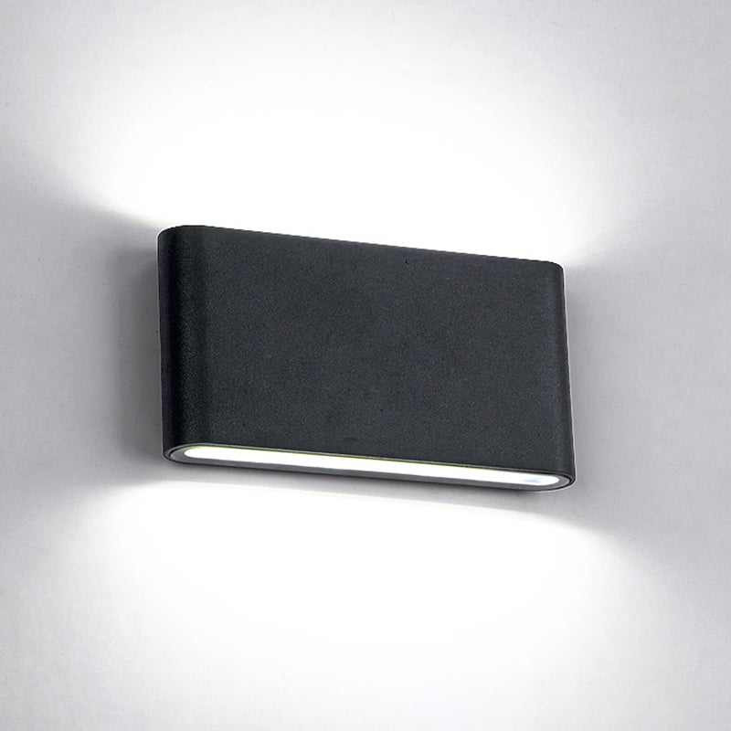 Moderner minimalistischer Stil nach oben und unten LED Wandleuchte Metallwandbeleuchtung für Schlafzimmer