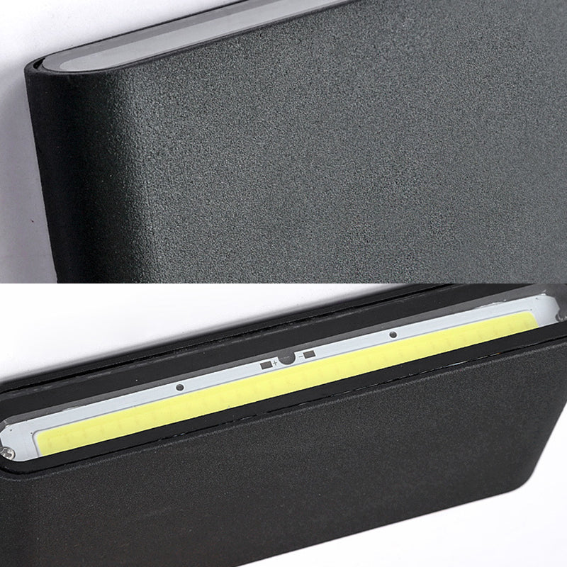 Moderner minimalistischer Stil nach oben und unten LED Wandleuchte Metallwandbeleuchtung für Schlafzimmer