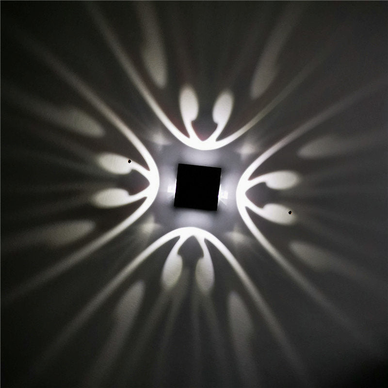 Lampe murale RVB tourbillonnant l'ambiance de style moderne lampe à applique LED décorative pour le vin pub