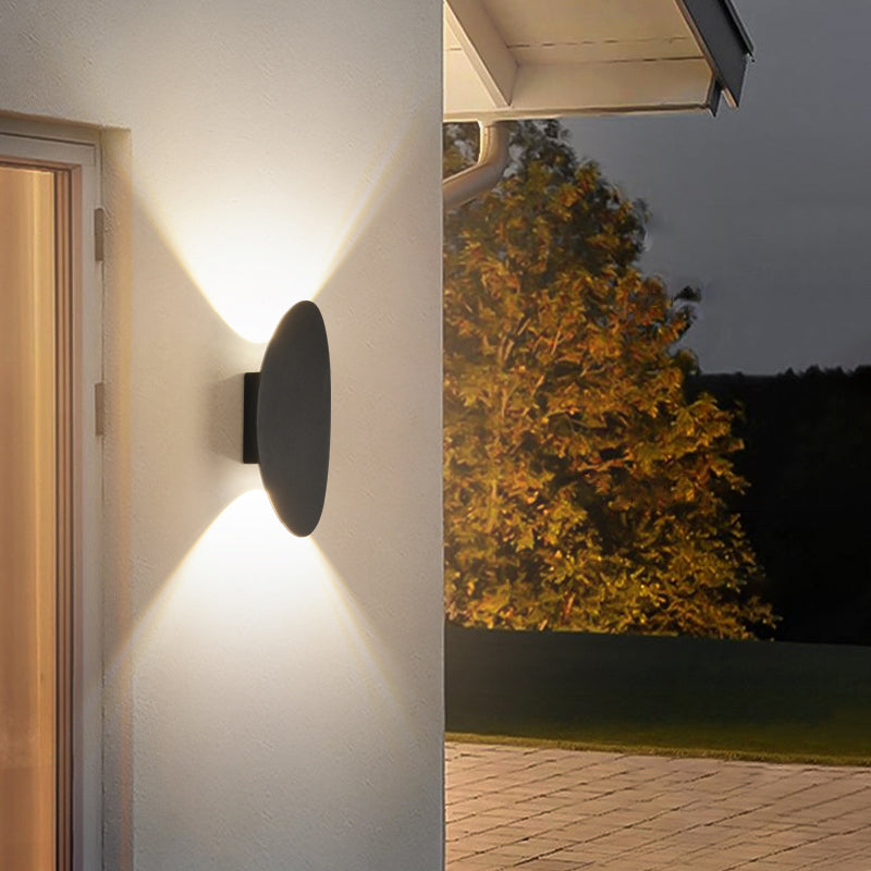Modern Minimalist Style Up and Down LED Wall Sconce Metal Wall Mounted Lamps for Doorway