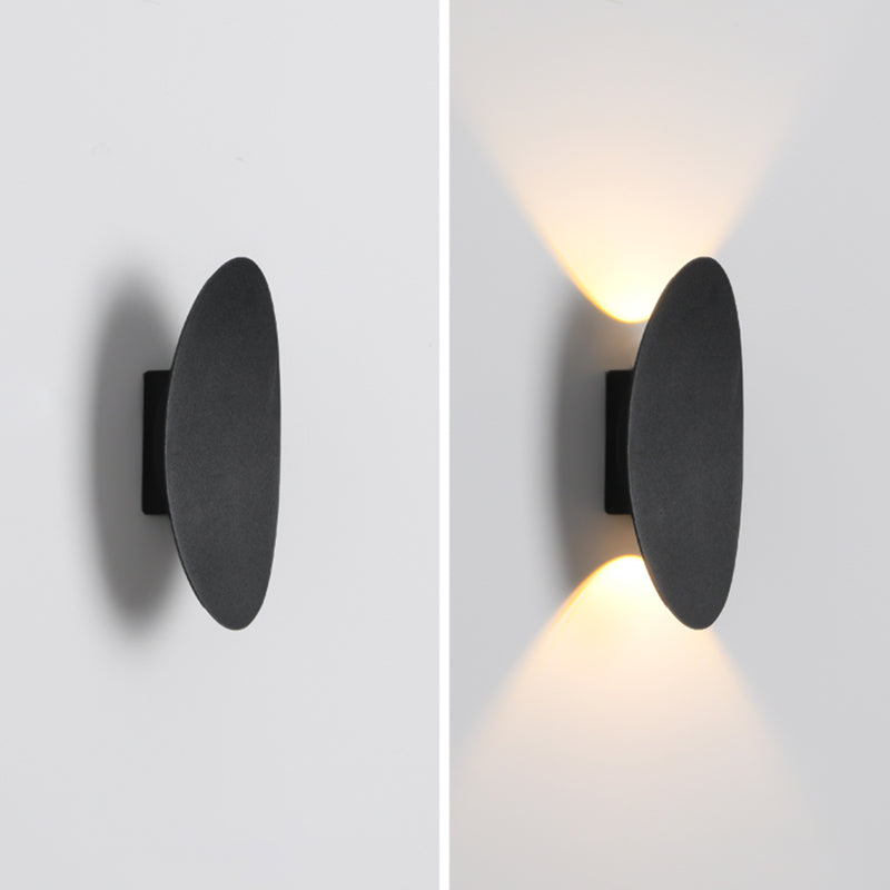 Modern Minimalist Style Up and Down LED Wall Sconce Metal Wall Mounted Lamps for Doorway