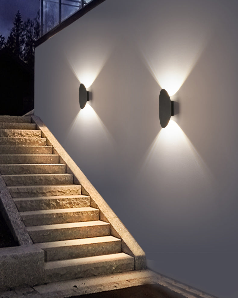 Modern Minimalist Style Up and Down LED Wall Sconce Metal Wall Mounted Lamps for Doorway