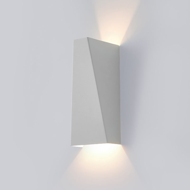 Modern Minimalist Style Geometric Up and Down LED Wall Sconce Metal Wall Light for Stairway