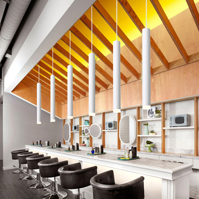 Pendre de tube en aluminium Minimalisme de lampal de plafond LED LED HORDING FOR POUR RABLÈME