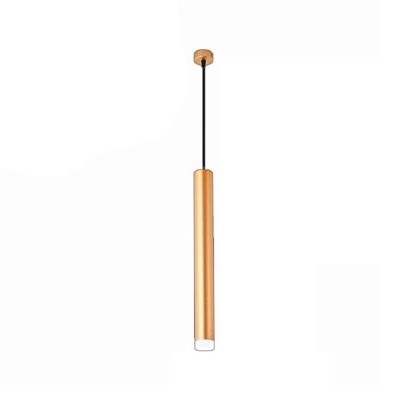 Pendre de tube en aluminium Minimalisme de lampal de plafond LED LED HORDING FOR POUR RABLÈME