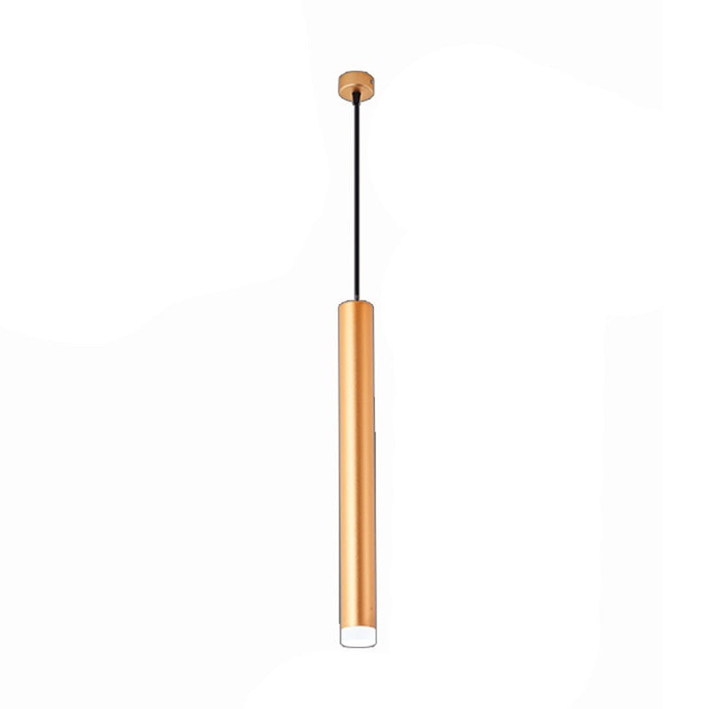 Pendre de tube en aluminium Minimalisme de lampal de plafond LED LED HORDING FOR POUR RABLÈME