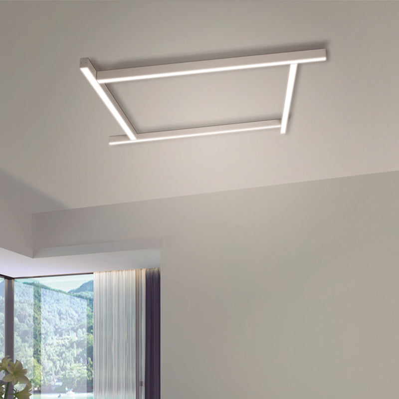 1 Light Linear Flush Mount Ceiling Light New Modern Aluminum Ceiling Light Fixture