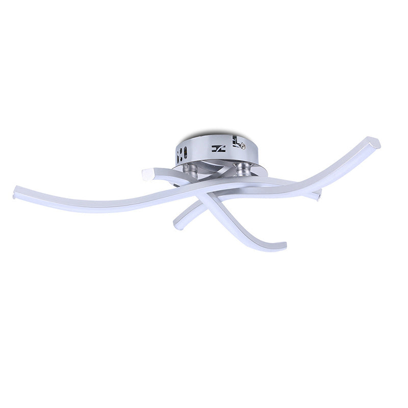 Linear Sputnik Flush Mount Ceiling Light New Modern Aluminum Flush Light for Bedroom