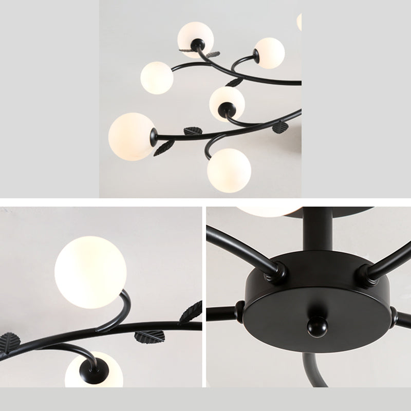 Luz de montaje de vidrio esférico de cristal esférico de montaje de descarga industrial