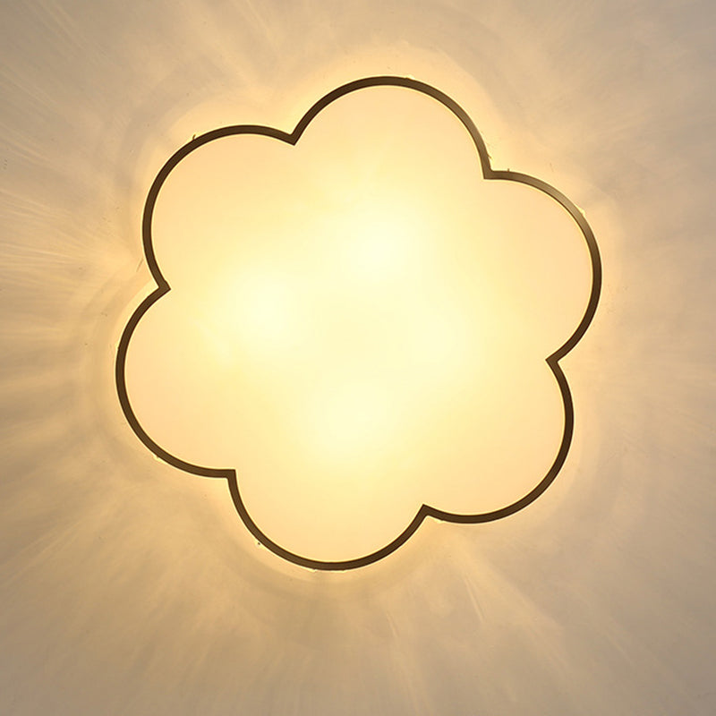 Bloemenkristal inbouwverlichting Minimalistische woonkamerplafondinbouw in goud