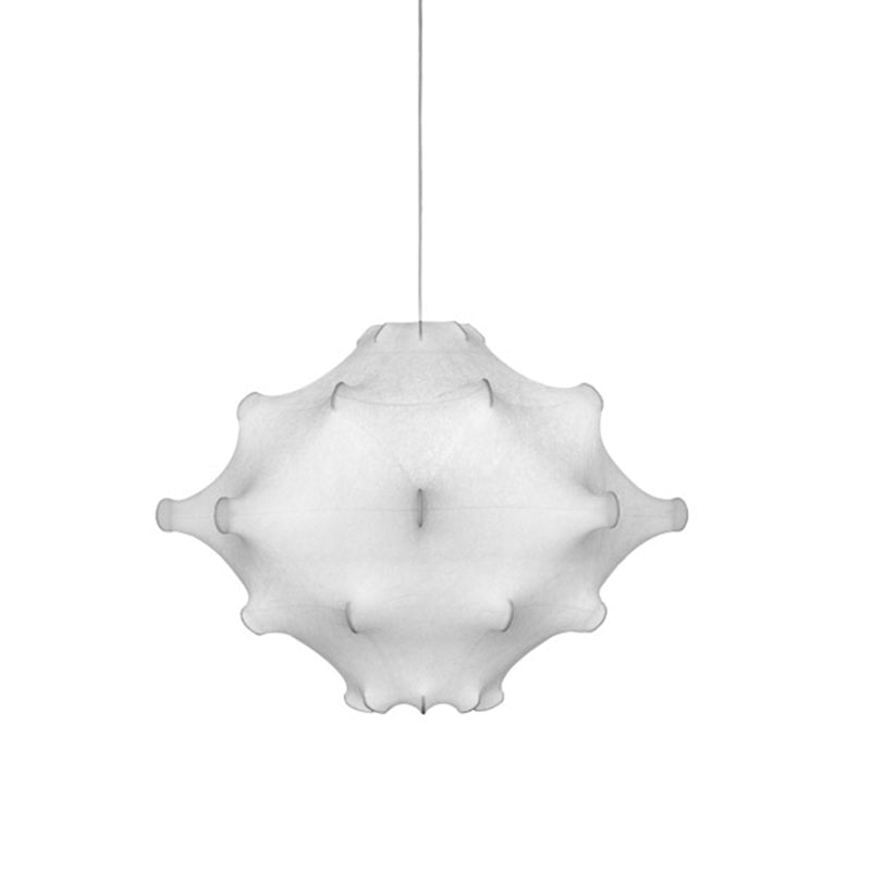 Postmoderne stijl onregelmatige zijderworm hangend licht 26.7 "Diameter 1-licht verlichtingshanger voor slaapkamer