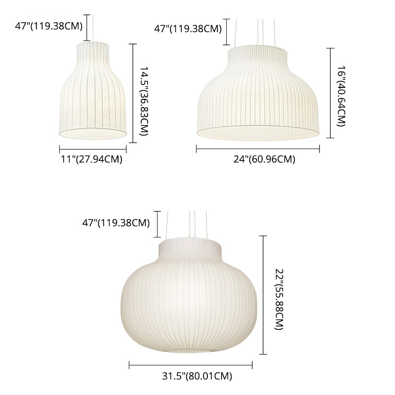 Eenvoud zijden stof lantaarn tint hanglamp moderne stijl 1-licht suspensie verlichting armatuur voor slaapkamer