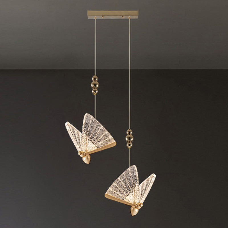 Moderne minimalistische stijl vlinder hanglampje lichtkit acryl hangend licht voor woonkamer