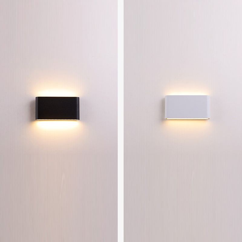 Modern Minimalist Style Wall Mounted Light Fixture Metal 2 Lights Wall Lights