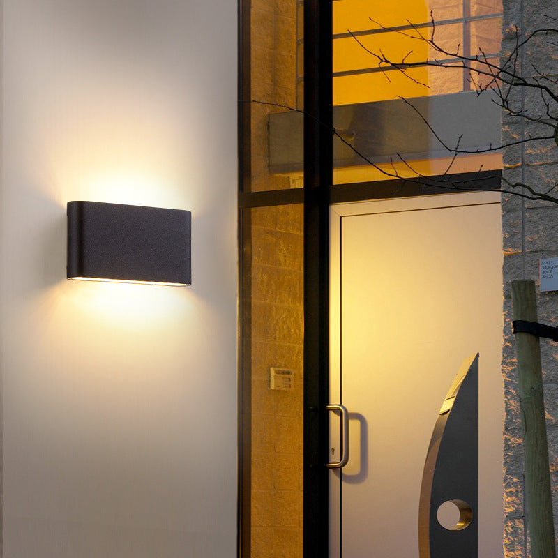 Modern Minimalist Style Wall Mounted Light Fixture Metal 2 Lights Wall Lights