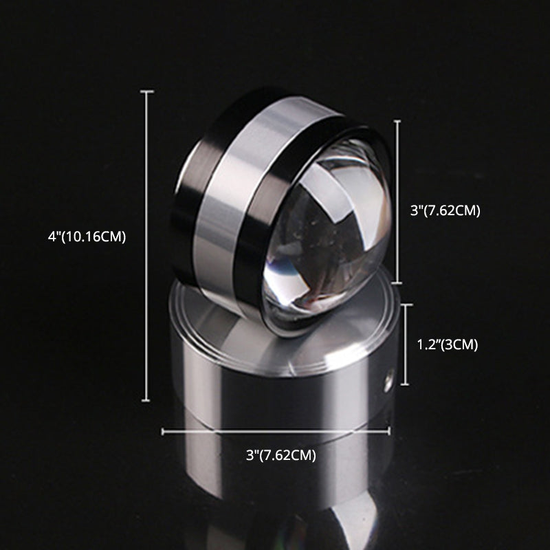 Moderner Kreis auf und ab LED Wandleuchter Kristall 2 Lichter Wandlampen