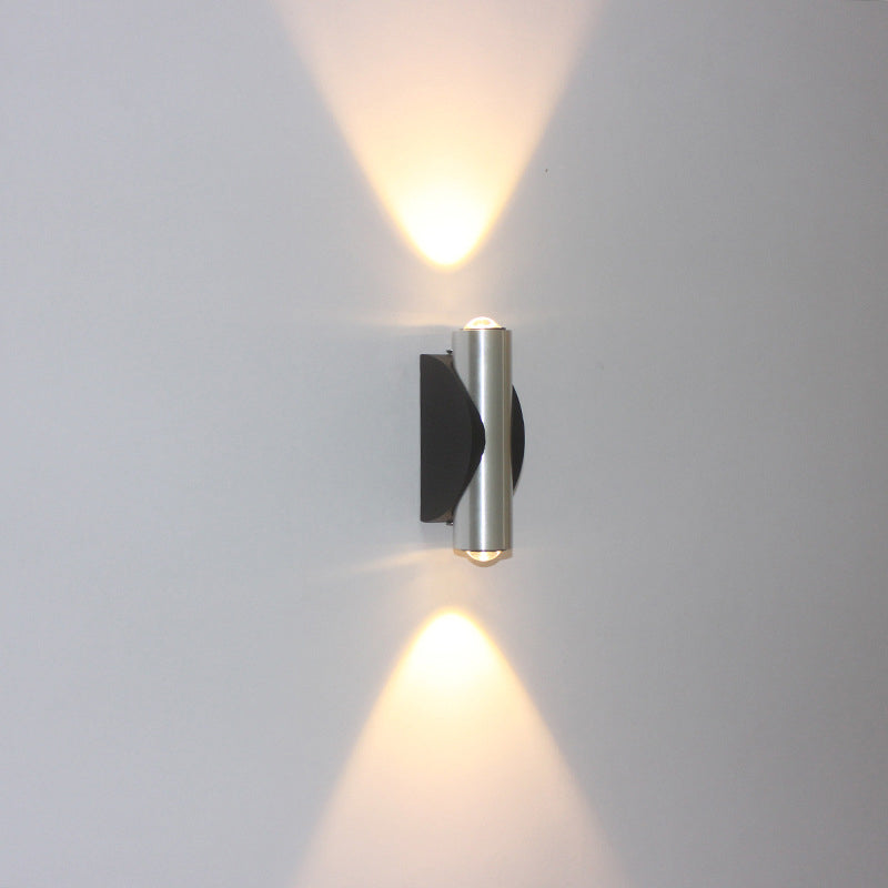 Modern Cylinder Up and Down LED Wall Sconce Metal Sconce Lights